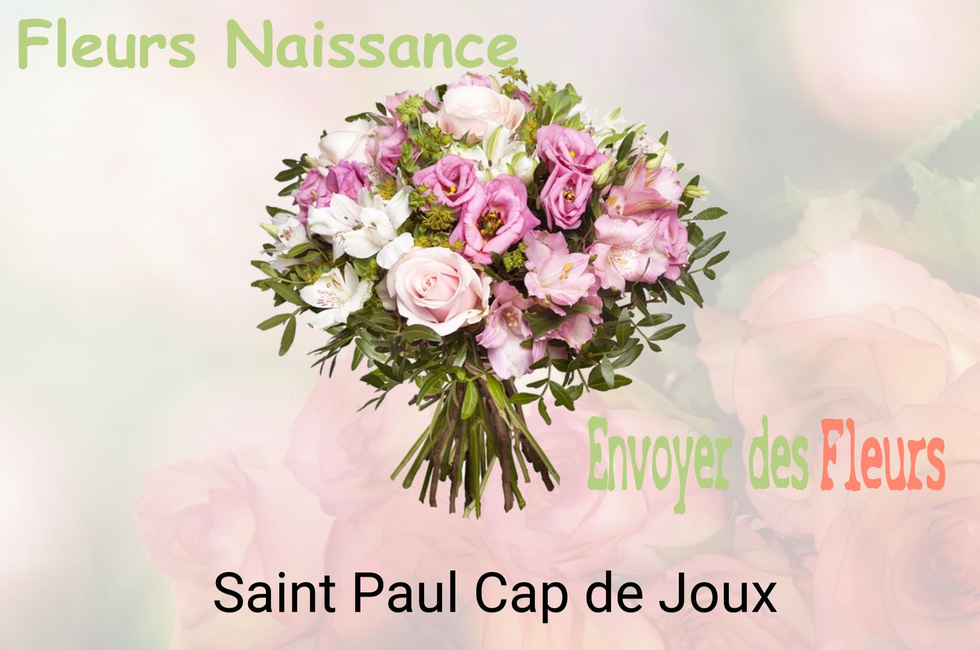 Bouquet de fleurs de naissance livré à Saint-Paul-Cap-de-Joux